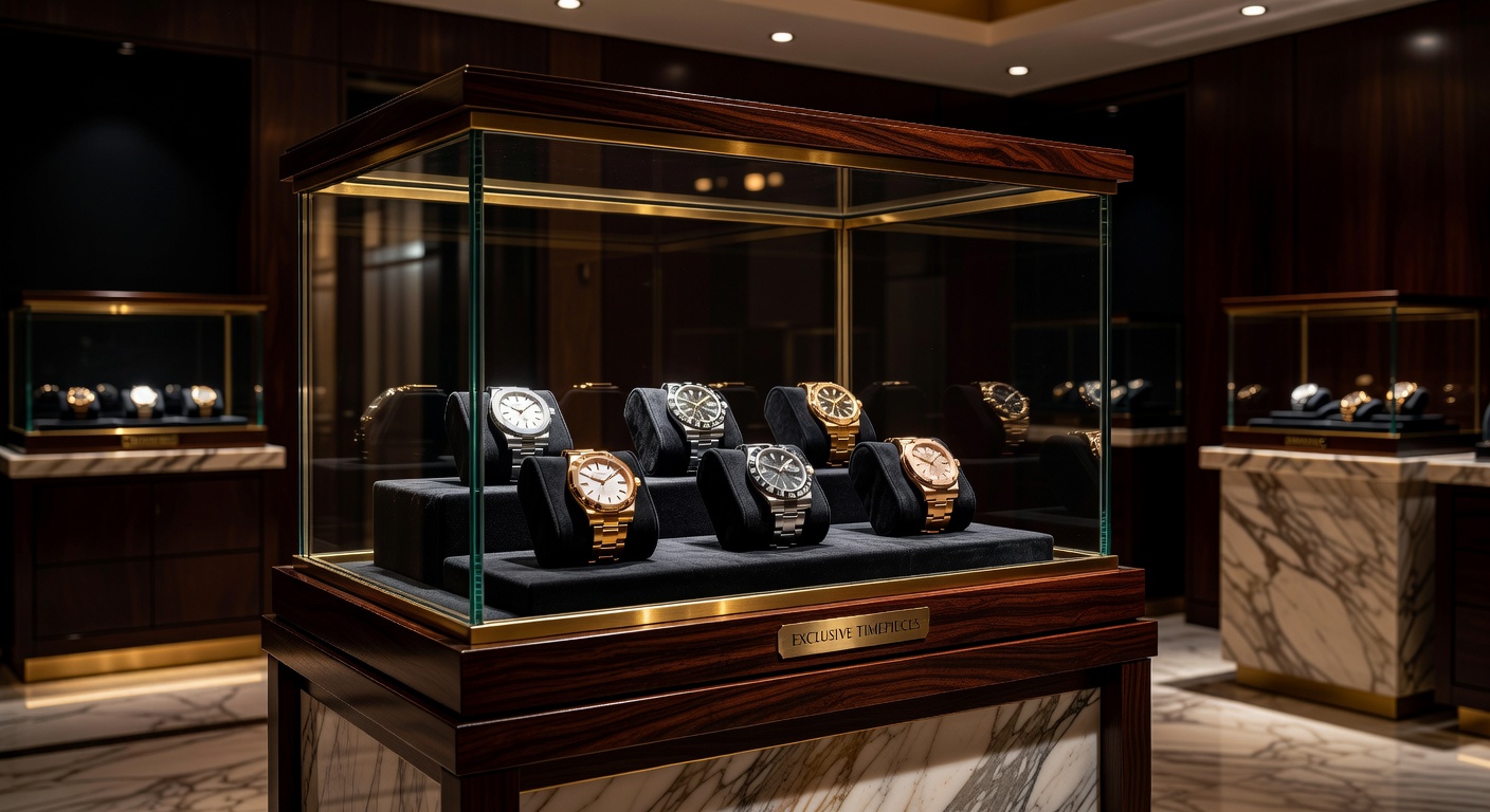 luxury merchandising stand